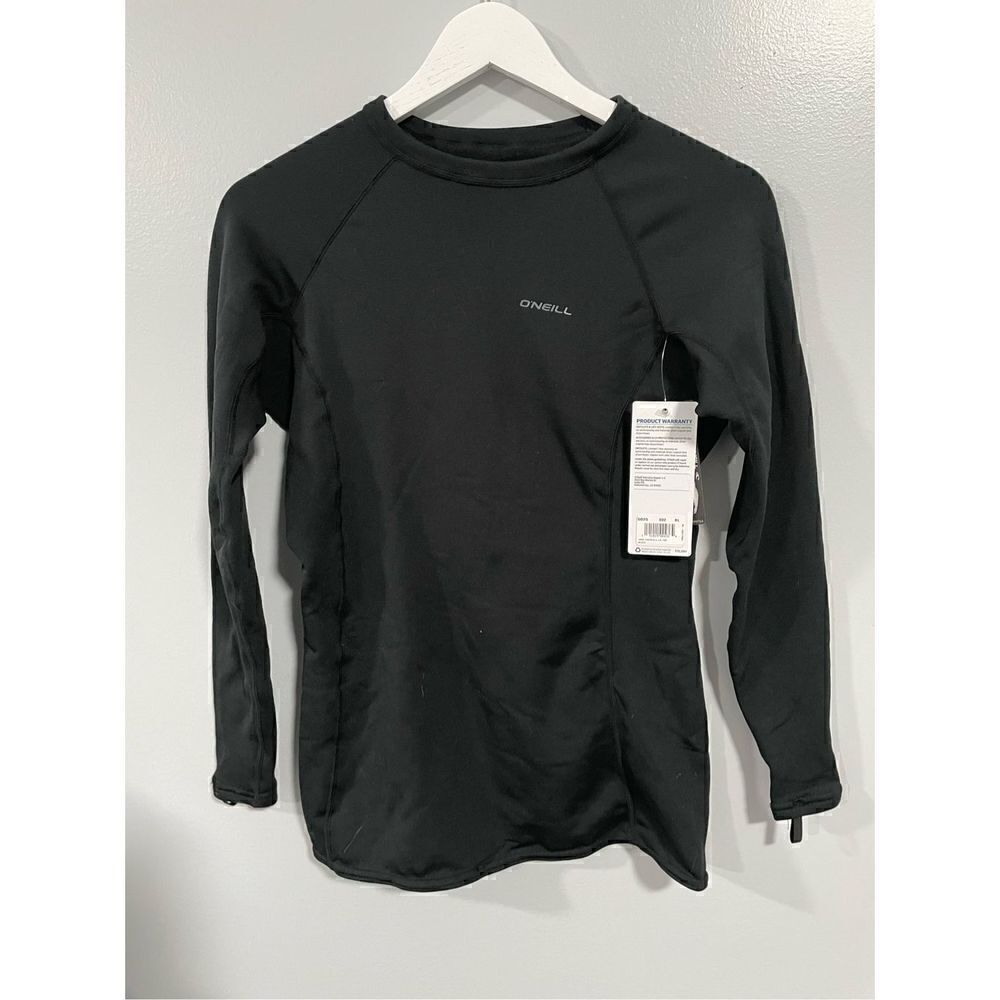 O'Neill Thermo-X Long Sleeve Crew Rashguard - Men's X-Large XL Black NWT